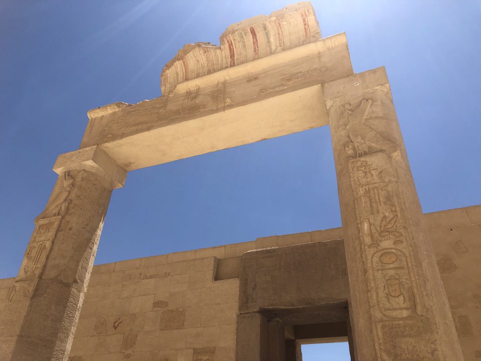 One of gates in Hatshepsut's temple