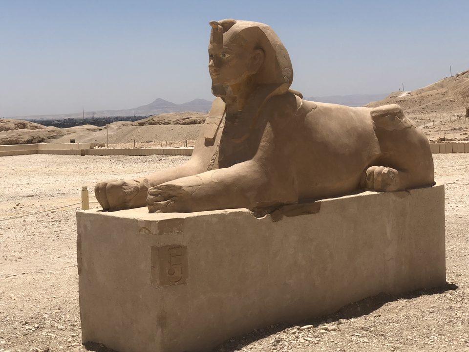 Magnificent Sphinx at Hatshepsut Temple